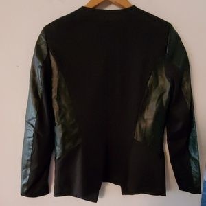 H&M Jackets & Coats - H&M Faux Leather Black Jacket - 6 H&M Jackets & Coats - H&M Faux Leather Black Jacket - 6